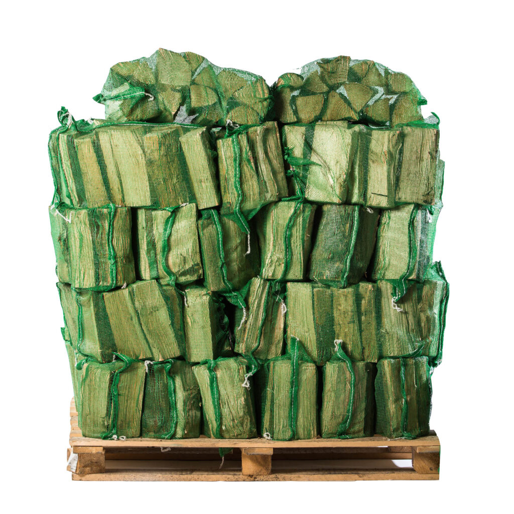 Kiln Dried Softwood Logs Half Pallet 50 Nets