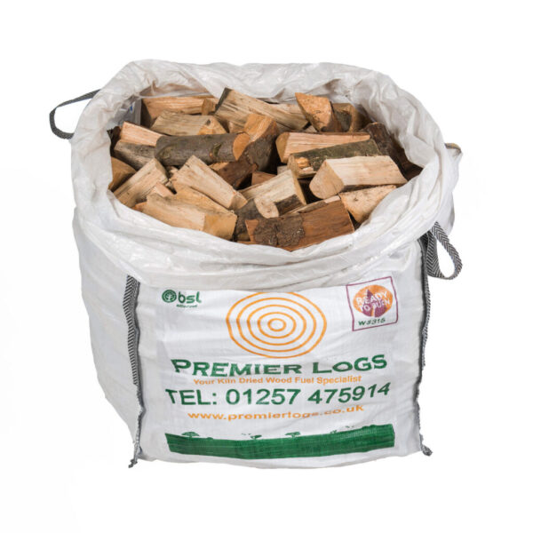 Kiln Dried Hardwood Logs 2 Bulk Bags